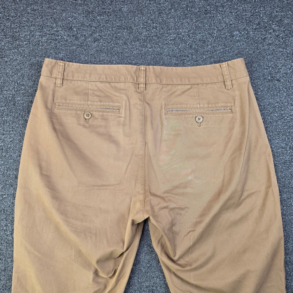 Bonobos Stretch Washed Chinos Tan Brown Mens 34x30 Tailored Fit Casual Golf Pant - Picture 11 of 13